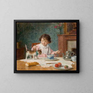 Victor Gabriel Gilbert - Jeune fille au chat.webp