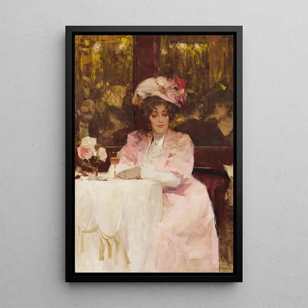 Victor Guerrier - Lady in a Caf.webp