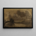 Bords d'un Lac ou d'un Fleuve - Victor Hugo — gerahmtes Bild an der Wand