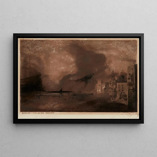 Victor Hugo - Espagne Un de mes chteaux.webp