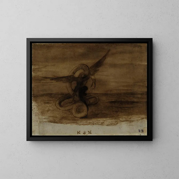 Nacht - Victor Hugo — gerahmtes Bild an der Wand