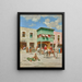 Ein türkischer Markt - Victor Huguet — gerahmtes Bild an der Wand