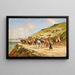 Kavaliere auf einem Weg - Victor Huguet — gerahmtes Bild an der Wand