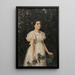 Portrait von Vera Savvishna Mamontova - Victor Mikhailovich Vasnetsov — gerahmtes Bild an der Wand