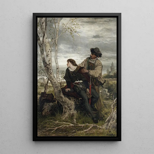 Victor Mller - Hamlet and Horatio in the Churchyard.webp