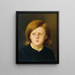 Kopf eines Jungen - Victor Müller — gerahmtes Bild an der Wand
