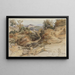 Die Sabiner Hügel und Rocca Santo Stefano Blick von Civitella - Victor Paul Mohn — gerahmtes Bild an der Wand