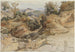 Die Sabiner Hügel und Rocca Santo Stefano Blick von Civitella - Victor Paul Mohn — Ansicht des Kunstwerks