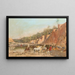 Repos pour l'eau - Victor Pierre Huguet — gerahmtes Bild an der Wand