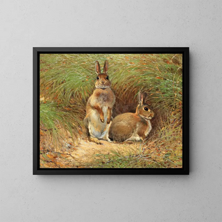 Lapins - Victor Stoetzner Lund — gerahmtes Bild an der Wand