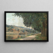 Ufer des Oise im Vexin - Victor Vignon — gerahmtes Bild an der Wand