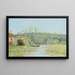 Eine Boot auf dem Fluss - Viollet-le-Duc — gerahmtes Bild an der Wand