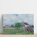 Reproduktion des Gemäldes Alte Hütte bei Sablons - Alfred Sisley