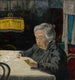 Alte Dame liest - Arnold Peter Weisz-Kubnan — Ansicht des Kunstwerks