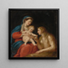 Jungfrau mit Kind mit Maria Magdalena - Francesco Albani — gerahmtes Bild an der Wand