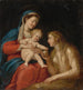 Jungfrau mit Kind mit Maria Magdalena - Francesco Albani — Ansicht des Kunstwerks
