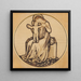 Jungfrau und Kind - Sir Edward Coley Burne-Jones — gerahmtes Bild an der Wand