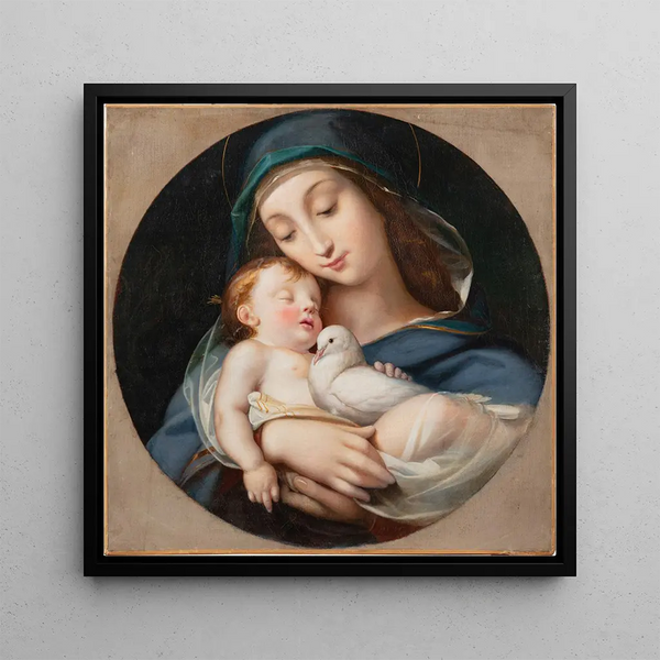 Vierge et Enfant avec une colombe - Raymond Balze