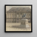 Place Amalienborg in Kopenhagen - Vilhelm Hammershøi — gerahmtes Bild an der Wand