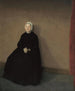Eine alte Frau - Vilhelm Hammershøi — Ansicht des Kunstwerks