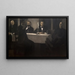 Fünf Porträts - Vilhelm Hammershøi — gerahmtes Bild an der Wand