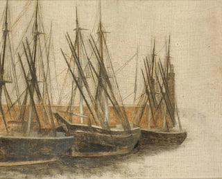 vom Christianshavn-Kanal in Kopenhagen - Vilhelm Hammershøi — Ansicht des Kunstwerks