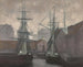 vom Gemälde Quai de commerce du Groenland, Christianshavn, Kopenhagen - Vilhelm Hammershøi — Ansicht des Kunstwerks