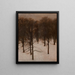 Parc Søndermarken im Winter - Vilhelm Hammershøi — gerahmtes Bild an der Wand