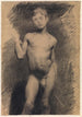 Junge nackte Junge, Modellstudie - Vilhelm Hammershøi — Ansicht des Kunstwerks