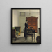Schlafzimmer - Vilhelm Hammershøi — gerahmtes Bild an der Wand
