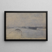 Der Hafen von Kopenhagen gesehen vom Kvsthusgade - Vilhelm Hammershøi — gerahmtes Bild an der Wand
