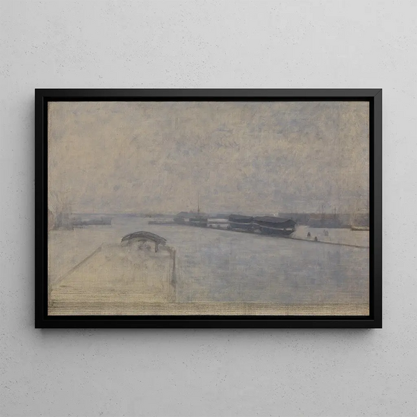 Vilhelm Hammershi - The Harbour of Copenhagen seen from Kvsthusgade.webp