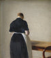 Frau von hinten - Vilhelm Hammershøi — Ansicht des Kunstwerks
