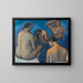 Nach dem Bad - Vilhelm Lundstrøm — gerahmtes Bild an der Wand