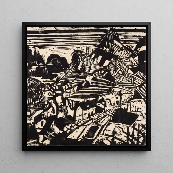 Village dans le Tessin - Albert Müller