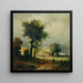 Dorf Ungarisch - Remigius Adrianus van Haanen — gerahmtes Bild an der Wand