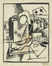 V. Bene, ezba v linoleu, gravure - Vincenc Bene — Ansicht des Kunstwerks