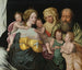 Die Jungfrau mit Kind mit heilige Elisabeth und anderen Mitgliedern der Heiligen Familie - Vincent Sellaer — Ansicht des Kunstwerks