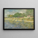 Rive de la Seine - Vincent van Gogh — gerahmtes Bild an der Wand