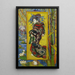 Kurtisane nach Eisen - Vincent van Gogh — gerahmtes Bild an der Wand