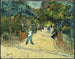 Eingang der öffentlichen Gärten in Arles - Vincent van Gogh — Ansicht des Kunstwerks