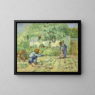 Erste Schritte, nach dem Hirse - Vincent van Gogh | Kunstdruck Gemälde Wanddekoration Poster Kopie