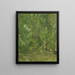 Garten der Schmetterlinge - Vincent van Gogh — gerahmtes Bild an der Wand