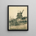 Moulin de la Galette - Vincent van Gogh — gerahmtes Bild an der Wand