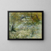 Flussufer im Frühling - Vincent van Gogh — gerahmtes Bild an der Wand
