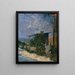 Zuflucht in Montmartre - Vincent van Gogh — gerahmtes Bild an der Wand