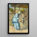 Der Schafhirte - Vincent van Gogh — gerahmtes Bild an der Wand