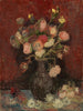 Vase mit chinesischen Astern und Gladiolen - Vincent van Gogh — Ansicht des Kunstwerks