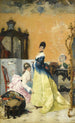 Die gelbe Robe - Vincenzo Capobianchi — Ansicht des Kunstwerks