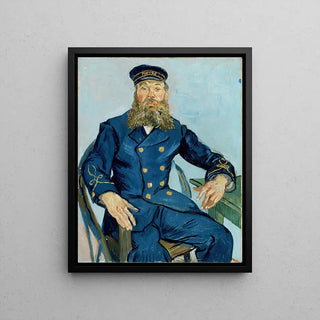 Porträt von Joseph Roulin - Vincent Van Gogh | Kunstdruck Gemälde Wanddekoration Poster Kopie